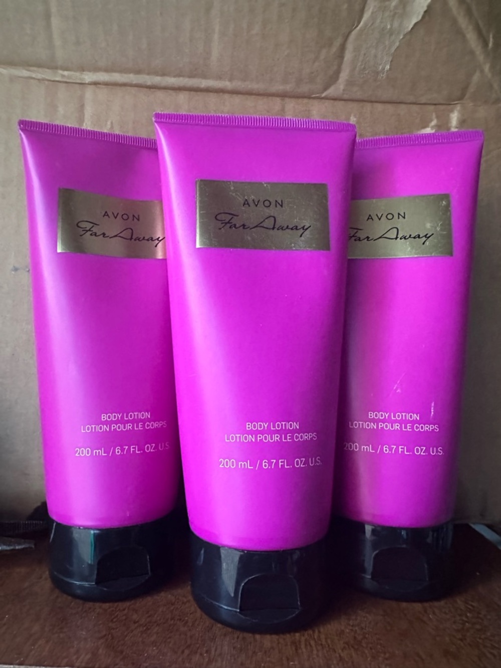 Avon Far Away Body Lotion - Fuchsia Tubes
